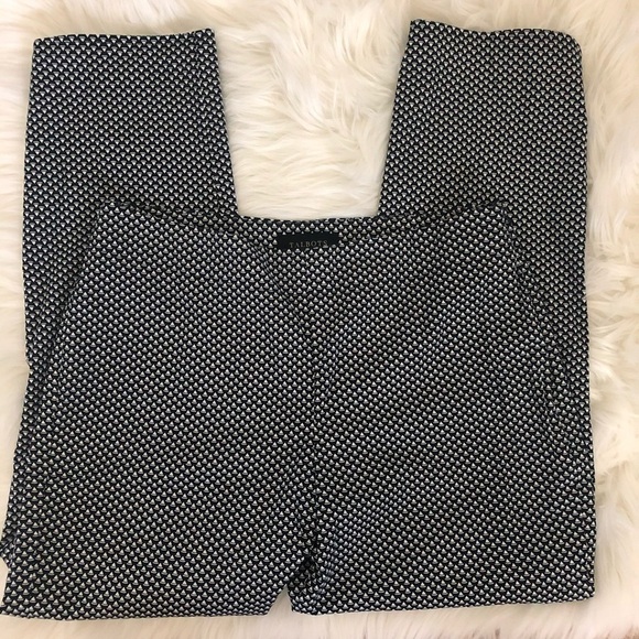 Talbots Sailboat Nautical Print Heritage Pants Size 6 EUC - Picture 5 of 9